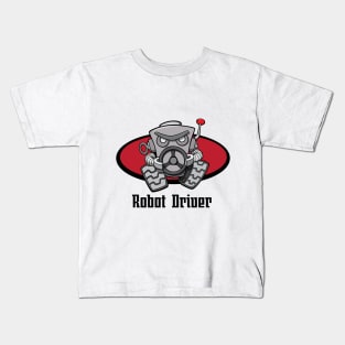 Robot Driver Kids T-Shirt